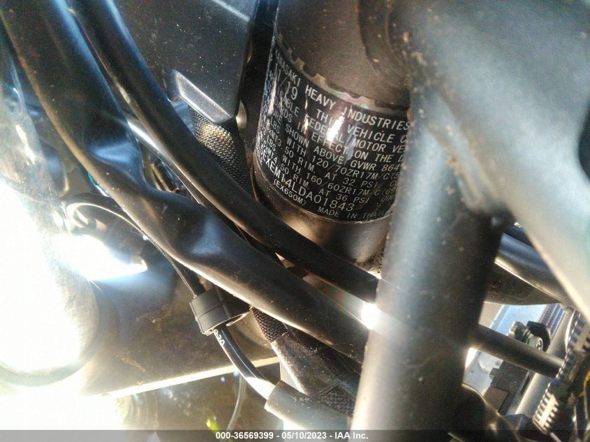 2020 KAWASAKI EX650 M - ML5EXEM14LDA01843