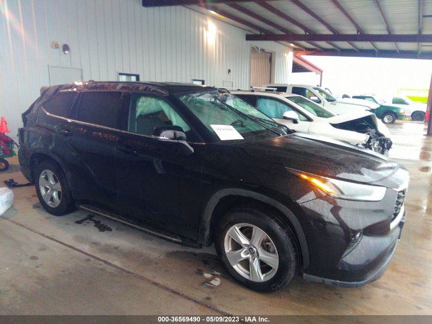 2022 TOYOTA HIGHLANDER LE - 5TDZZRAH0NS107396