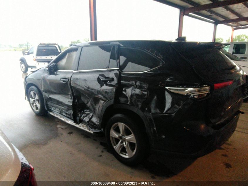 2022 TOYOTA HIGHLANDER LE - 5TDZZRAH0NS107396