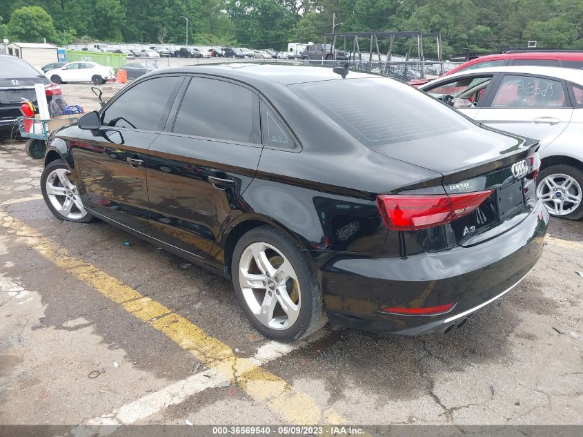 2017 AUDI A3 SEDAN PREMIUM - WAUAUGFF5H1046312