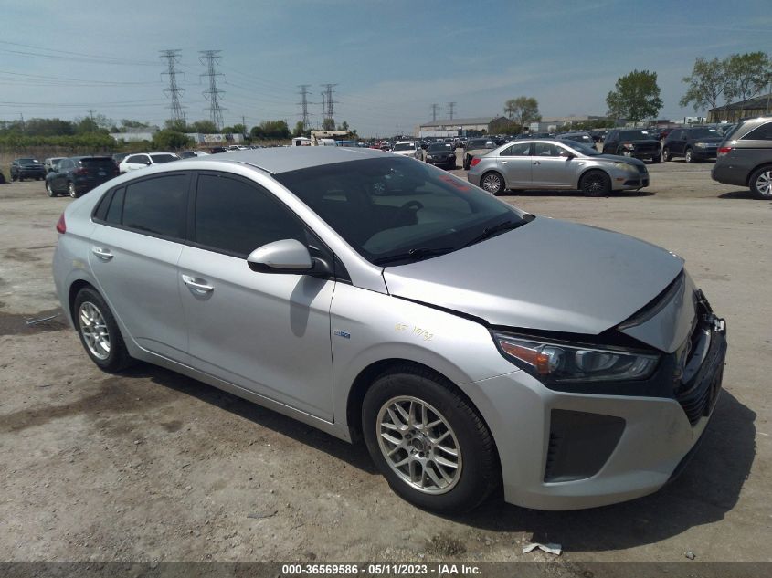 2018 HYUNDAI IONIQ HYBRID BLUE - KMHC65LC5JU062532
