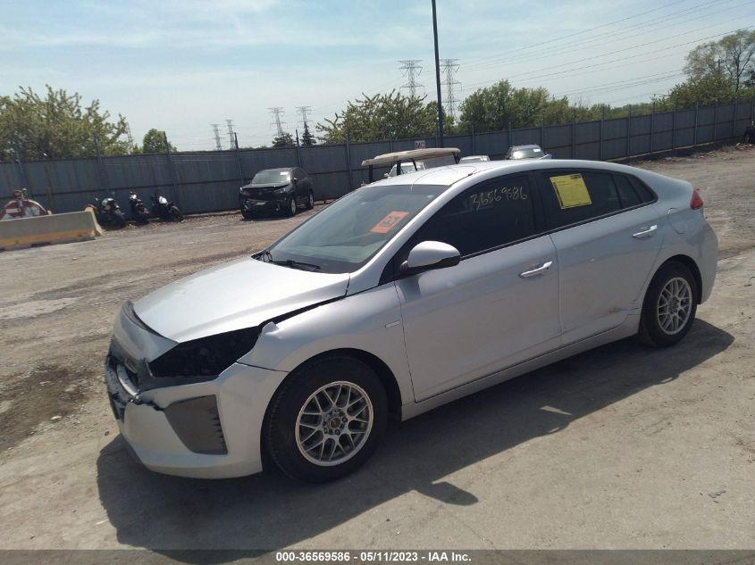 2018 HYUNDAI IONIQ HYBRID BLUE - KMHC65LC5JU062532