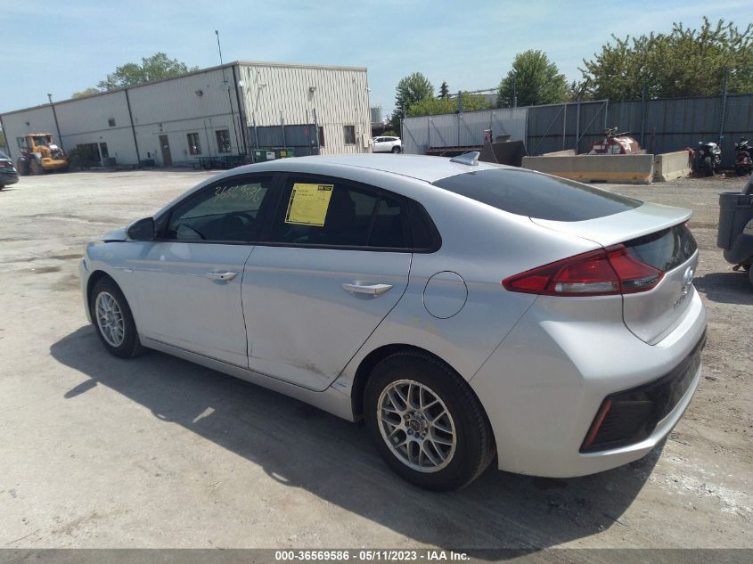 2018 HYUNDAI IONIQ HYBRID BLUE - KMHC65LC5JU062532