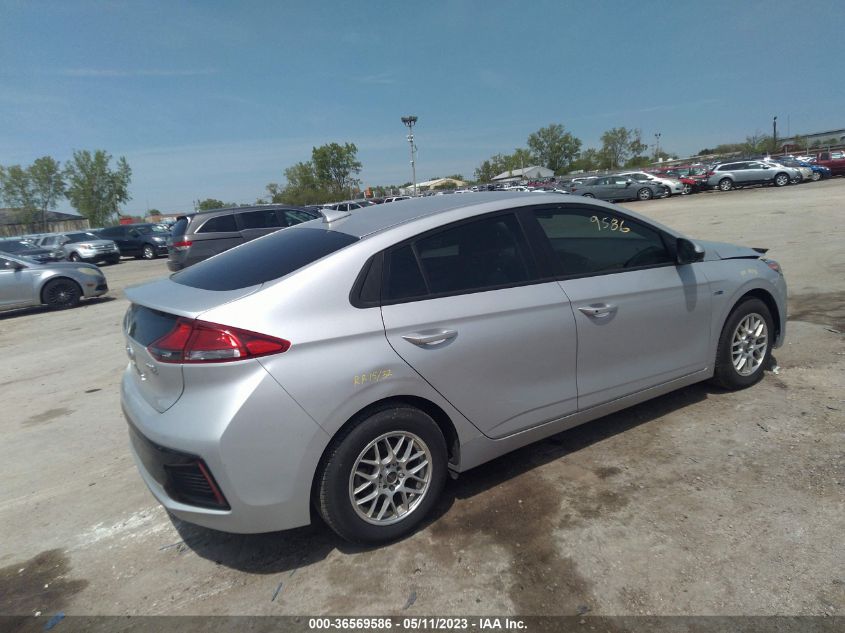 2018 HYUNDAI IONIQ HYBRID BLUE - KMHC65LC5JU062532