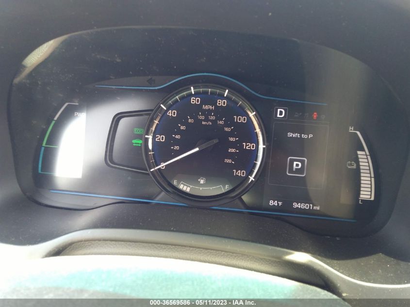 2018 HYUNDAI IONIQ HYBRID BLUE - KMHC65LC5JU062532