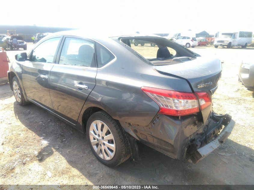 2015 NISSAN SENTRA SR/SL/S/SV/FE+ S - 3N1AB7AP7FL638702