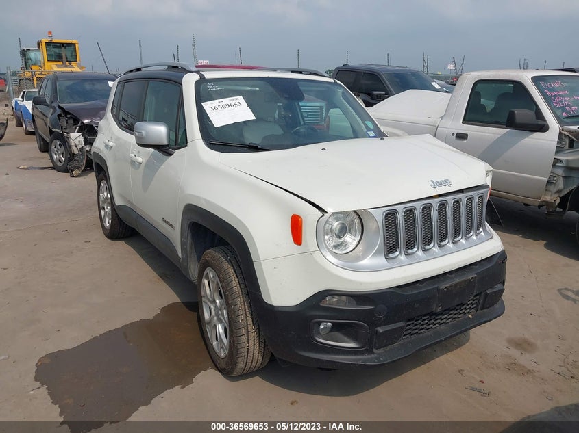 VIN ZACCJBDB1JPH08934 2018 JEEP RENEGADE LIMITED