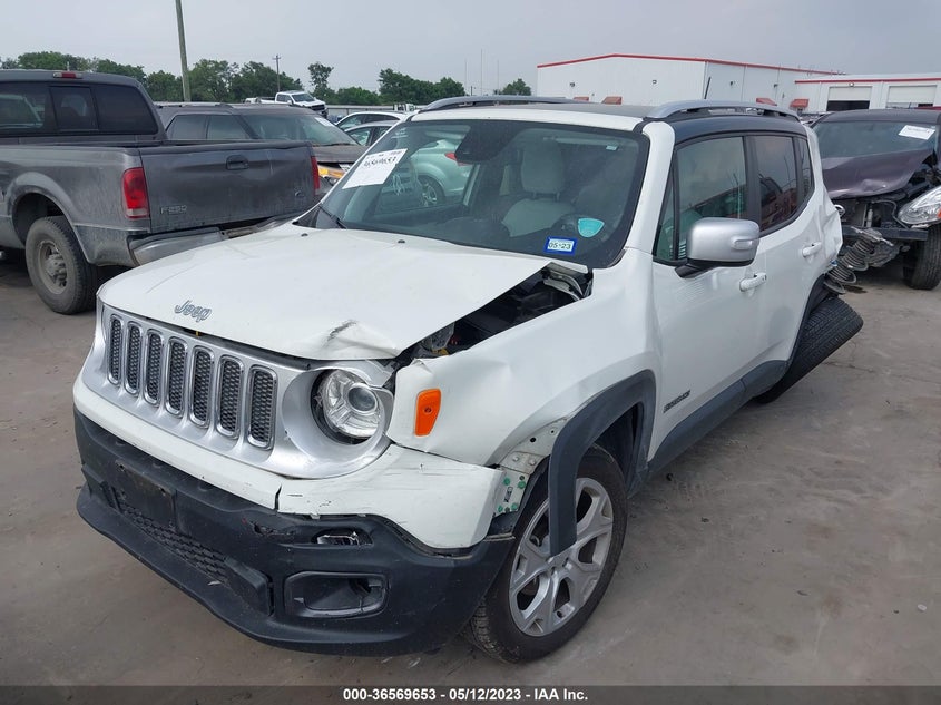 VIN ZACCJBDB1JPH08934 2018 JEEP RENEGADE LIMITED