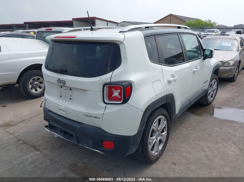 VIN ZACCJBDB1JPH08934 2018 JEEP RENEGADE LIMITED