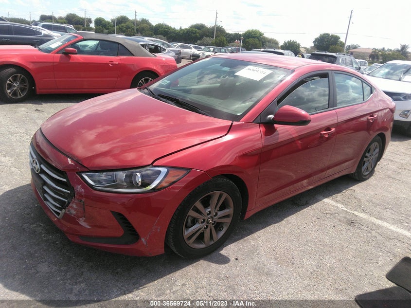 VIN 5NPD84LF4JH298185 2018 HYUNDAI ELANTRA SEL