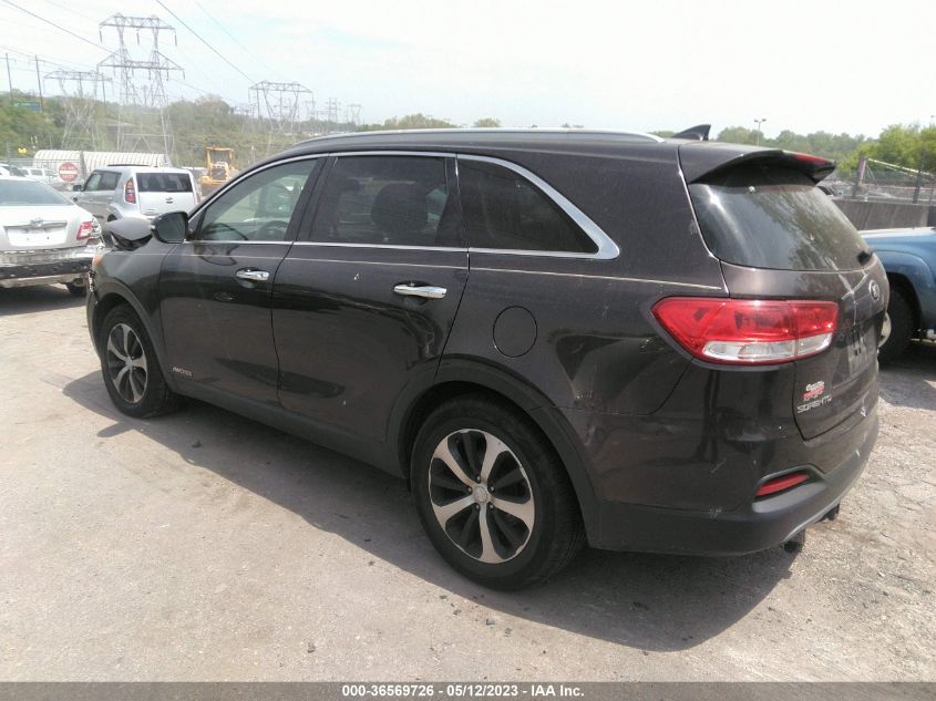 2016 KIA SORENTO EX - 5XYPHDA57GG016094