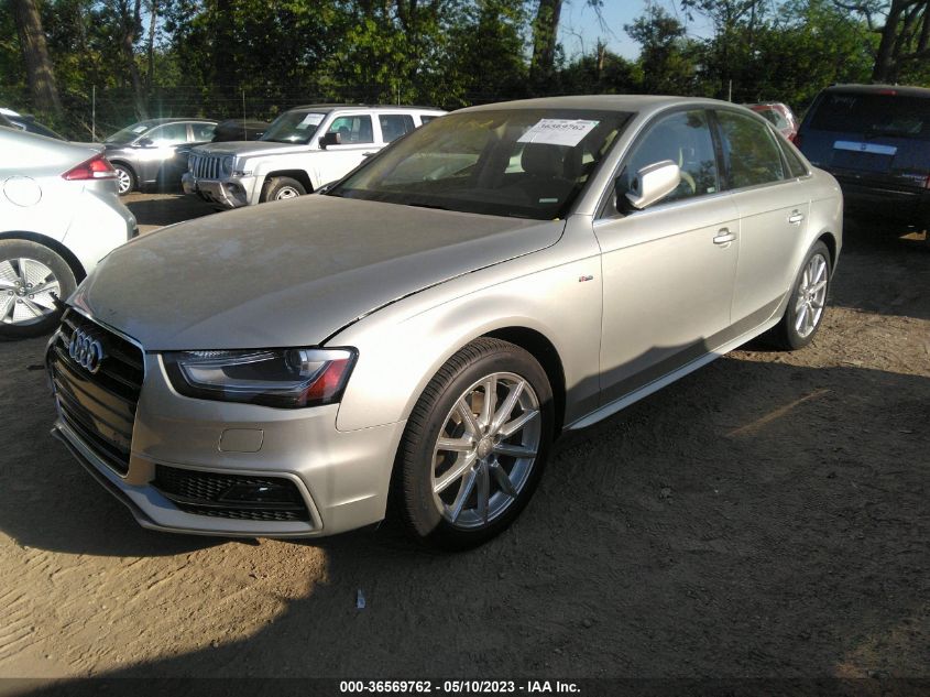 2014 AUDI A4 PREMIUM PLUS - WAUFFAFL9EN024787