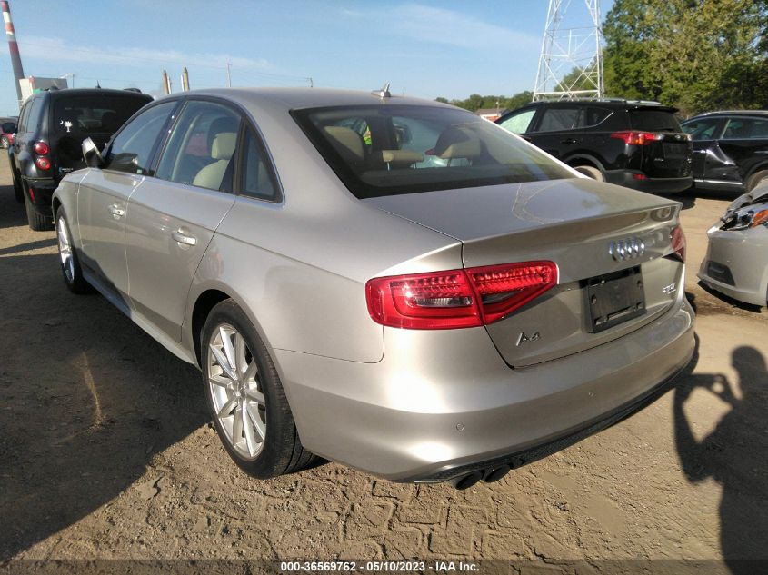 2014 AUDI A4 PREMIUM PLUS - WAUFFAFL9EN024787