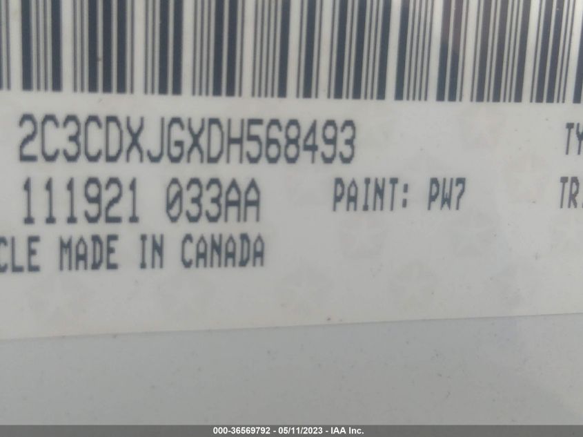 2013 DODGE CHARGER SXT - 2C3CDXJGXDH568493