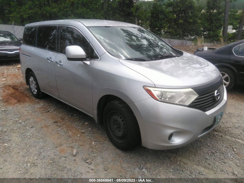 2013 NISSAN QUEST S - JN8AE2KP2D9070925