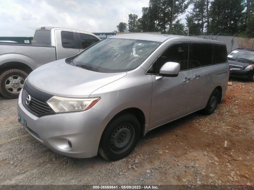 2013 NISSAN QUEST S - JN8AE2KP2D9070925
