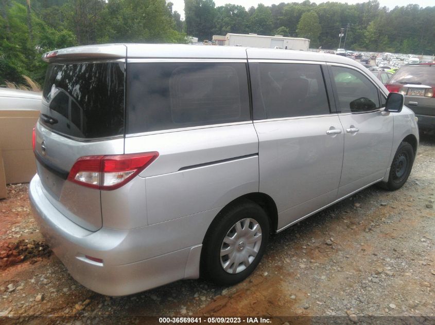 2013 NISSAN QUEST S - JN8AE2KP2D9070925