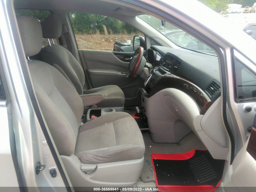 2013 NISSAN QUEST S - JN8AE2KP2D9070925
