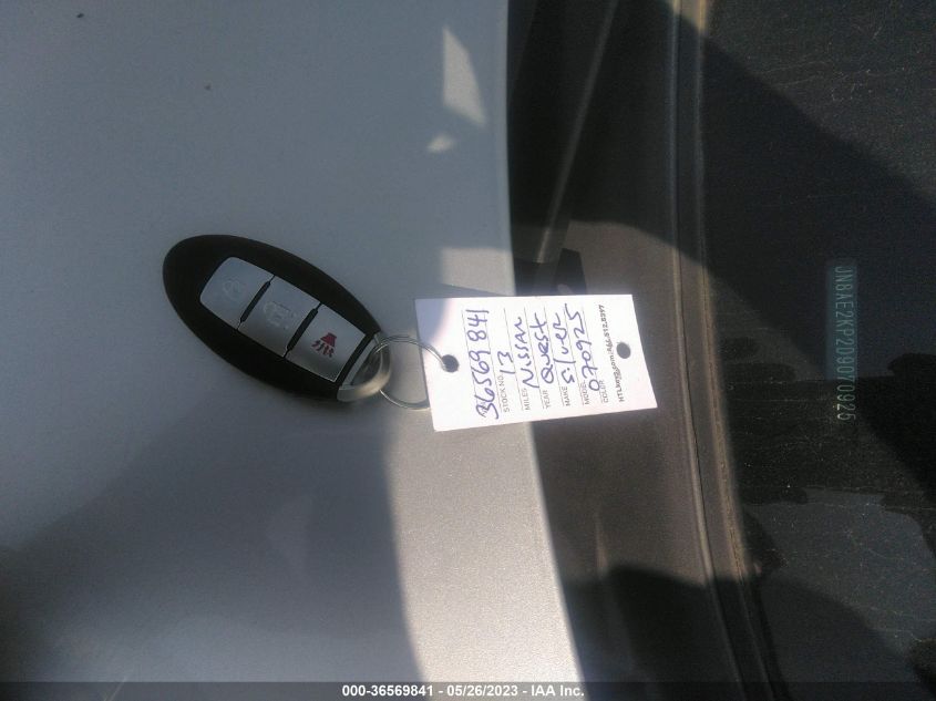 2013 NISSAN QUEST S - JN8AE2KP2D9070925