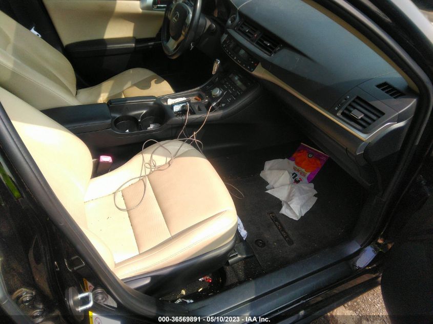 2013 LEXUS CT 200H HYBRID - JTHKD5BH8D2125432