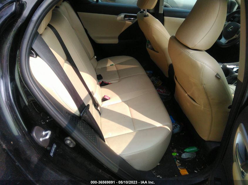 2013 LEXUS CT 200H HYBRID - JTHKD5BH8D2125432