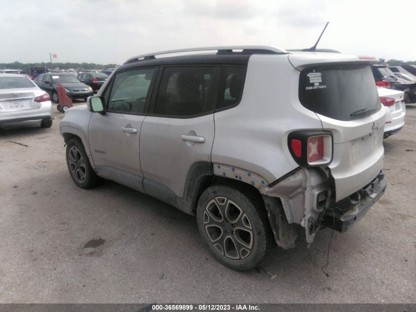 2016 JEEP RENEGADE LIMITED - ZACCJADT7GPC85238