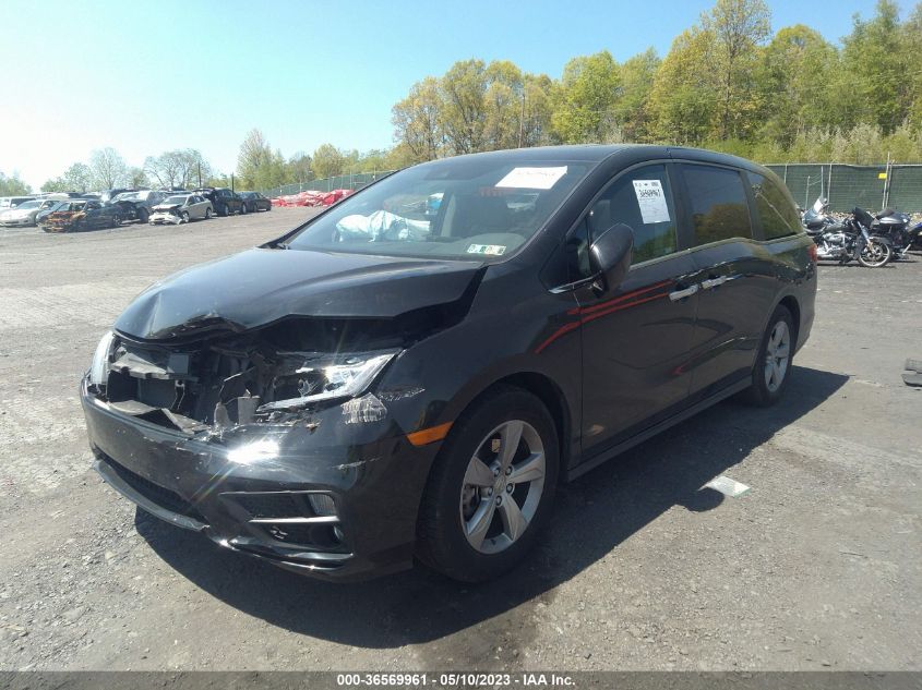 2018 HONDA ODYSSEY EX-L - 5FNRL6H75JB111343