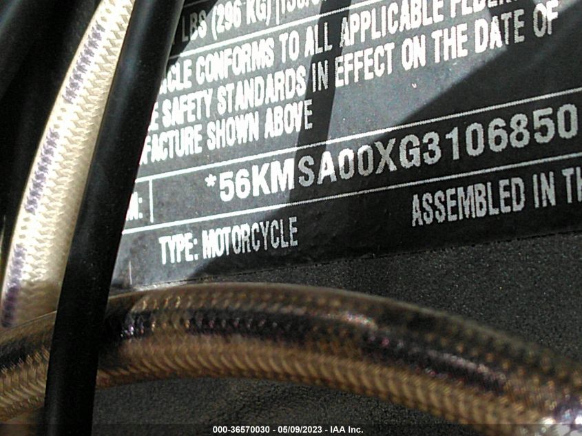 2016 INDIAN MOTORCYCLE CO. SCOUT ABS 56KMSA00XG3106850