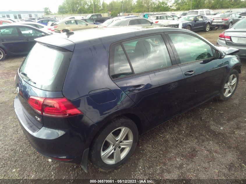 2017 VOLKSWAGEN GOLF S - 3VW217AU5HM076870