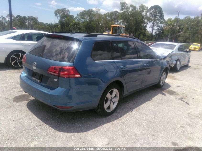 2015 VOLKSWAGEN GOLF SPORTWAGEN TDI S 3VWCA7AU1FM508713