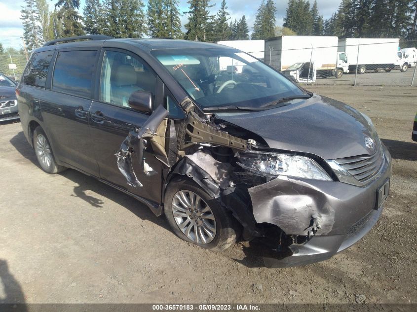 2014 TOYOTA SIENNA XLE/XLE AAS/LTD - 5TDYK3DC8ES501760