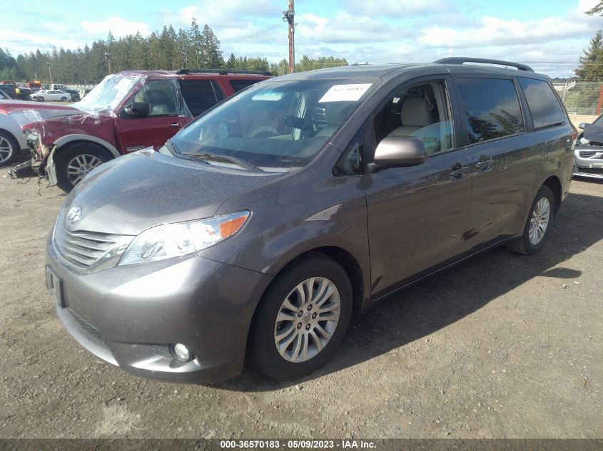 2014 TOYOTA SIENNA XLE/XLE AAS/LTD - 5TDYK3DC8ES501760