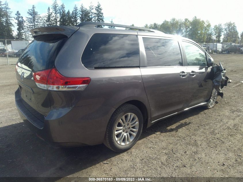 2014 TOYOTA SIENNA XLE/XLE AAS/LTD - 5TDYK3DC8ES501760