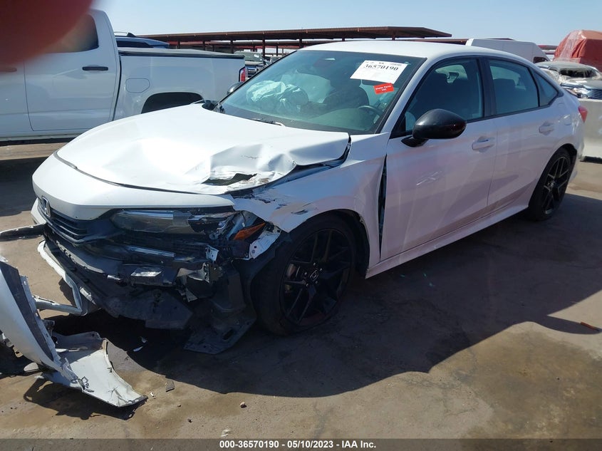 VIN 2HGFE2F5XNH566438 2022 HONDA CIVIC SEDAN SPORT
