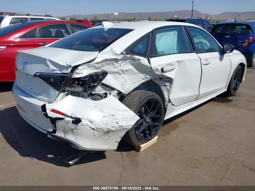 VIN 2HGFE2F5XNH566438 2022 HONDA CIVIC SEDAN SPORT