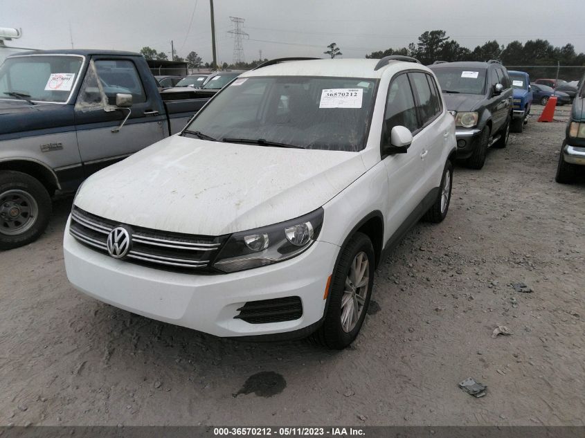 2017 VOLKSWAGEN TIGUAN - WVGBV7AX2HK054684