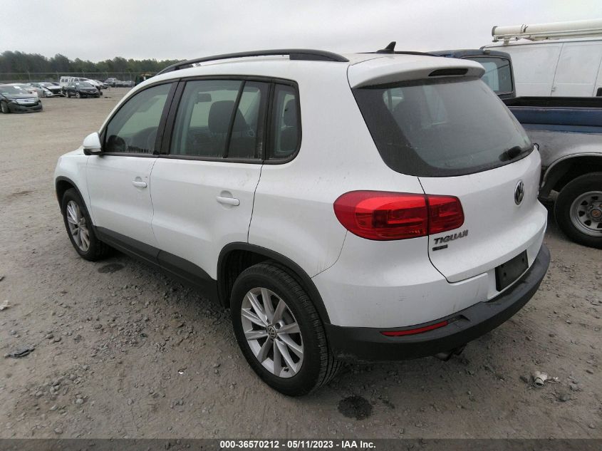 2017 VOLKSWAGEN TIGUAN - WVGBV7AX2HK054684