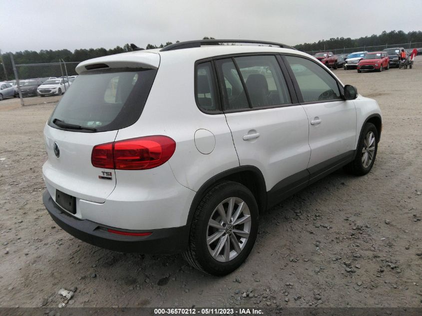 2017 VOLKSWAGEN TIGUAN - WVGBV7AX2HK054684