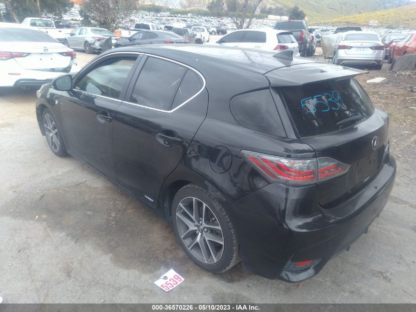 2014 LEXUS CT 200H HYBRID - JTHKD5BH9E2190162