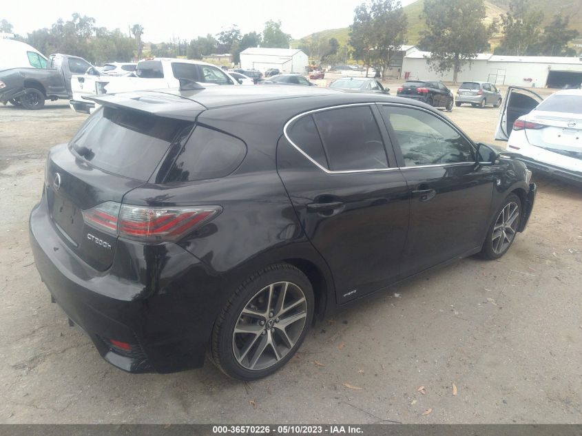 2014 LEXUS CT 200H HYBRID - JTHKD5BH9E2190162