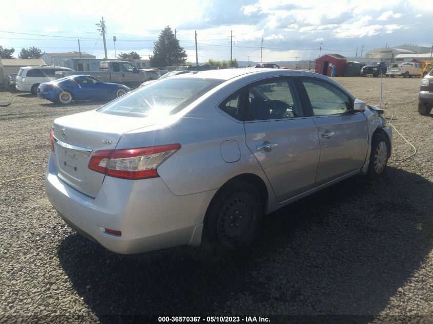 2015 NISSAN SENTRA SR/SL/S/SV/FE+ S - 3N1AB7AP9FY233976