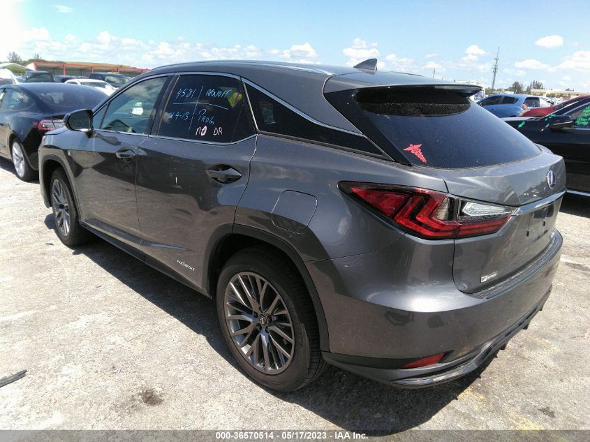 2022 LEXUS RX RX 450H F SPORT - 2T2SGMDA7NC076175