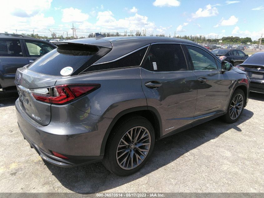 2022 LEXUS RX RX 450H F SPORT - 2T2SGMDA7NC076175