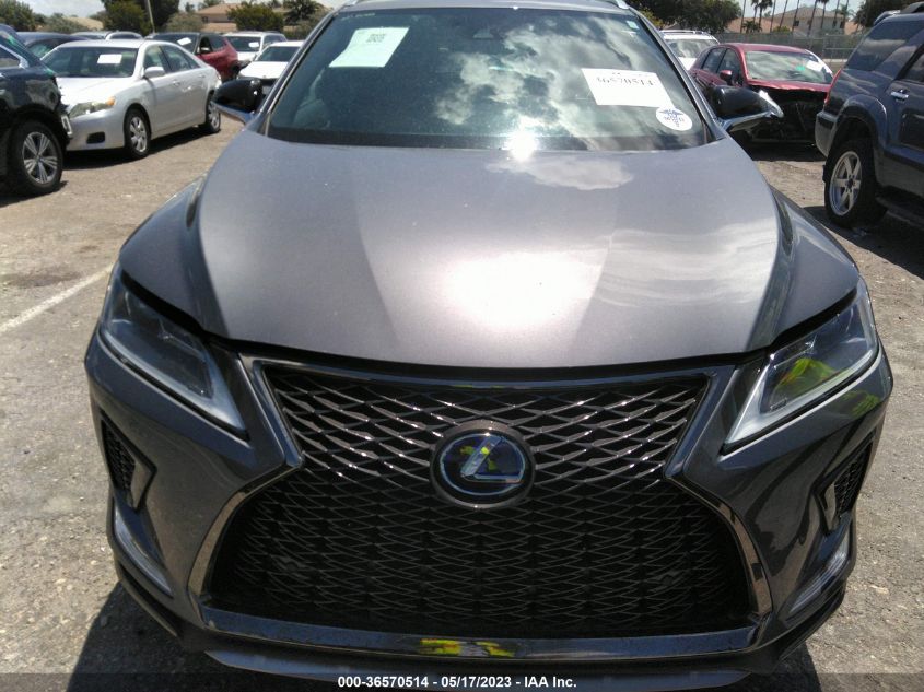2022 LEXUS RX RX 450H F SPORT - 2T2SGMDA7NC076175