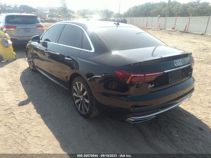 2021 AUDI A4 SEDAN PREMIUM - WAUABAF4XMN000978