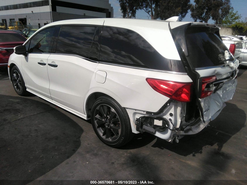 VIN 5FNRL6H91NB042724 2022 HONDA ODYSSEY ELITE