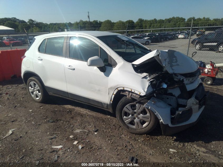 2017 CHEVROLET TRAX LS - KL7CJKSB6HB076436