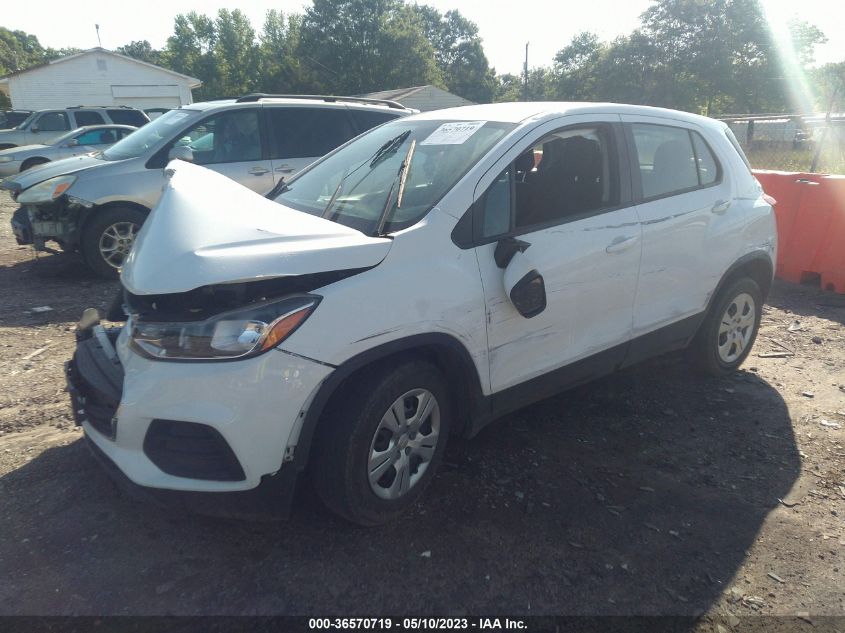 2017 CHEVROLET TRAX LS - KL7CJKSB6HB076436