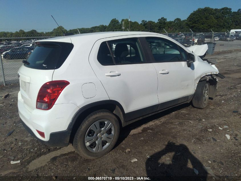 2017 CHEVROLET TRAX LS - KL7CJKSB6HB076436