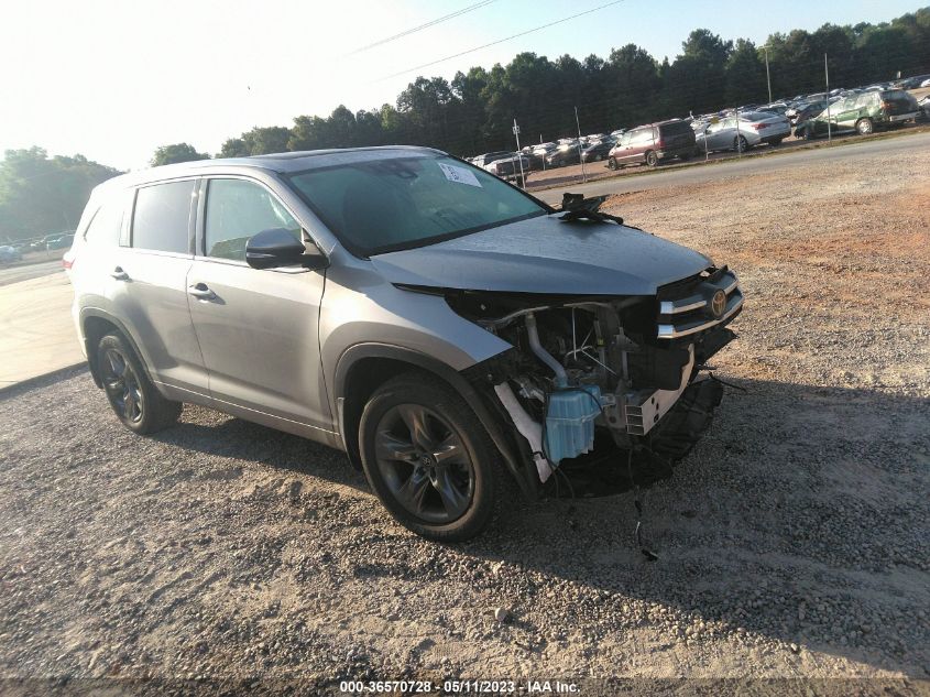 2017 TOYOTA HIGHLANDER LIMITED - 5TDDZRFH2HS402815